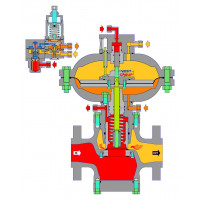 ALFLUX DN 80 Регулятор давления газа пилотный Coprim