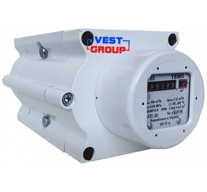 ТЕМП G100 DN80 Газовый счетчик роторный