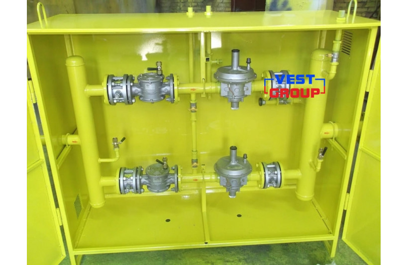 ШРП с регуляторами Madas RG/2MBZ DN40