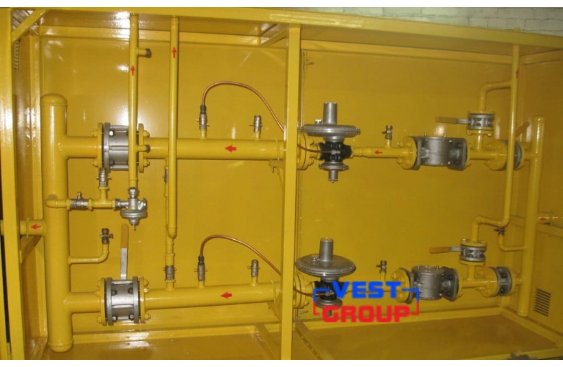 ШРП с регуляторами Itron RBE 3212