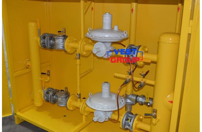 ШРП с регуляторами Itron RBE 4022