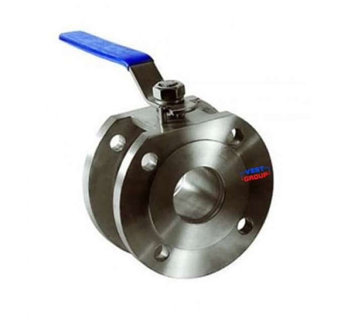 K120 Кран шаровый укороченный фланцевый с нержавеющей стали UKSPAR