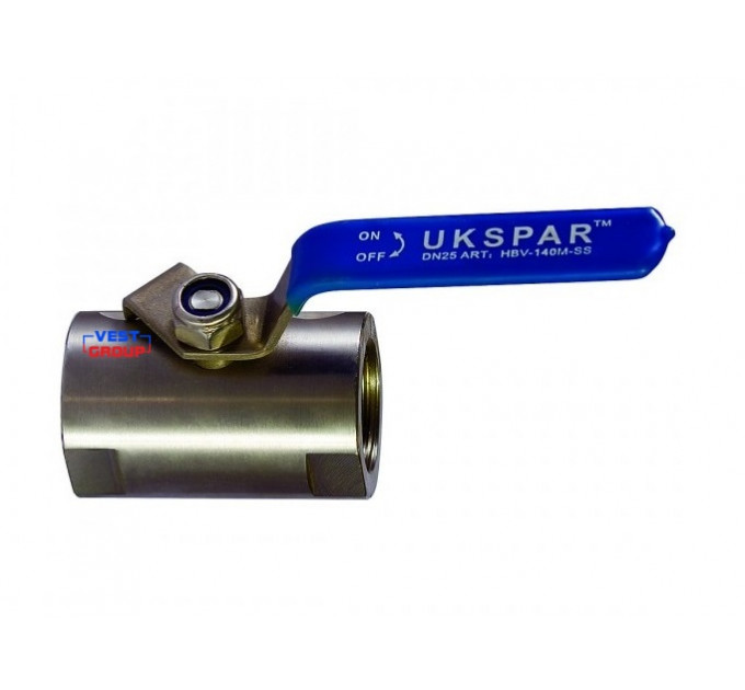K323 Кран шаровый резьбовой с нержавеющей стали UKSPAR