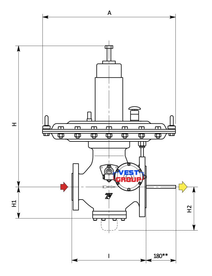 MBN/40 AP Регулятор давления газа Tartarini — фото 6