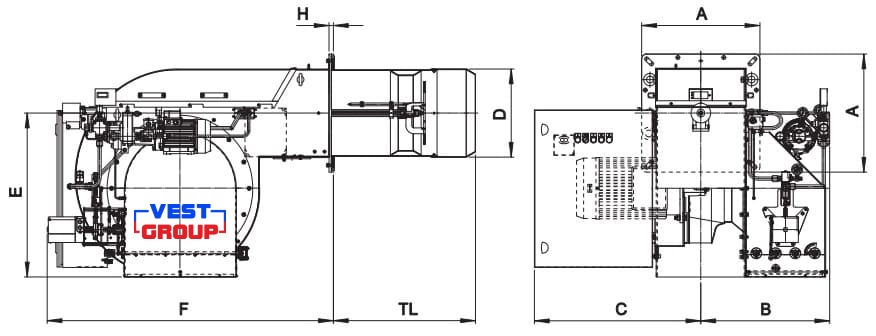 FGP 650/M Дизельная модуляционная горелка FBR — фото 2